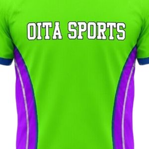 Camiseta de Netball Unisex Verde Neón y Morado, Sublimada, de Poliéster, Manga Corta, Cuello Redondo, Ropa Deportiva, Panel Lateral para Entrenamiento - Product Image 6