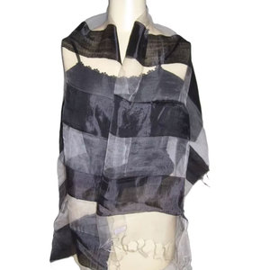 100% Pure Silk Twill Satin Sequence Women's Square Custom Digital Printed Silk Scarf Long Style for Summer Girls Luxury Soft - Product Image 2