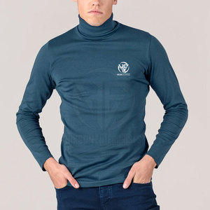 Stylish Minimal Design Warm Collar Pullover Full Sleeve Casual Clothing for <b>Men</b> <b>Turtle</b> <b>Neck</b> Shirt - Product Image 4