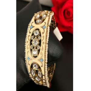 Attractive Premium Quality Trendy Brass Gold Plated Single Openable <b>Bangles</b> for Women & Girls for Wedding Collection - Product Image 2