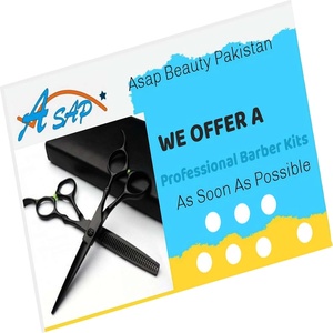 Tijeras Profesionales ASAP para Peluquería Canina, de Acero Inoxidable para Diestros, con Mango de Plástico y 28 Dientes, para Mascotas Pequeñas - Product Image 1