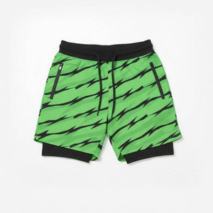 <b>Men</b> 2 in 1 Quick Dry Outdoor <b>Compression</b> <b>Shorts</b> Running <b>Men's</b> Gym Athletic Workout <b>Shorts</b> - Product Image 1