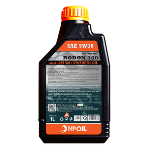 NPOIL Motor <b>engine</b> oil RODON 100 5W30 1L Vietnam Lubricant Base oil & premium additives High Quality PREMIUM LUBRICANT - Product Image 2