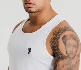 Débardeur côtelé de compression athlétique pour hommes, idéal pour la gym, le fitness et la course à pied – Vente en gros - Product Image 2