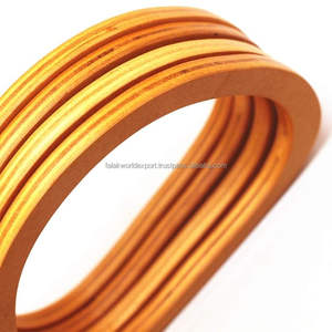 Ensemble de sacs DIY faits à la main très vendus, poignée en bambou avec fond en cuir, accessoires pour sacs en crochet DIY, ensemble de sacs créatifs - Product Image 2