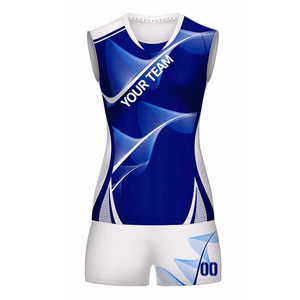 Uniforme de Voleibol Deportivo de Alta Calidad para Mujer, Jersey sin Mangas con Estampado, Pantalones Cortos Transpirables de Secado Rápido, MOQ Bajo - Product Image 2