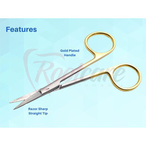 Tijeras para Iris TC Gold de Última Generación, Diseño Ligero, Punta Fina, para Uso Médico, Duraderas - Product Image 3