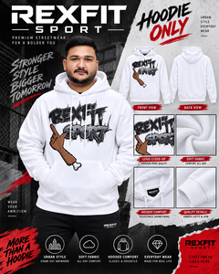 Men's <b>White</b> Pullover <b>Hoodie</b> Graphic Heavyweight Fleece <b>Oversized</b> Streetwear Sweatshirt Custom OEM Wholesale Casual Apparel 100% - Product Image 6