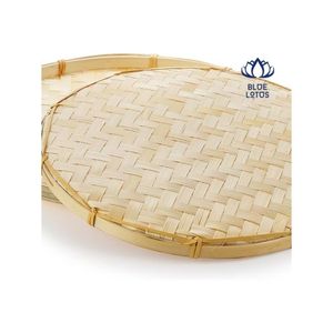 Bandeja de Bambú de Primera Calidad, Superficie Limpia, Acabado Liso, Ideal para Servir Bebidas y Exhibir Productos, Mejora la Apariencia y la Eficiencia - Product Image 1