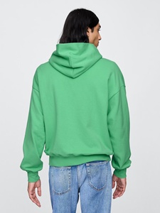 เสื้อฮู้ดดี้แขนสั้นผู้ชายสำหรับฤดูหนาว ผ้ากำมะหยี่ โพลีเอสเตอร์ 100% สีดำ สีขาว มีหลายสีให้เลือก ราคาพิเศษ - Product Image 5