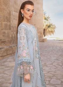 Salwar Kameez en soie violette avec broderies dorées et perles pour femmes, tenue traditionnelle indienne et pakistanaise pour mariage - Product Image 4