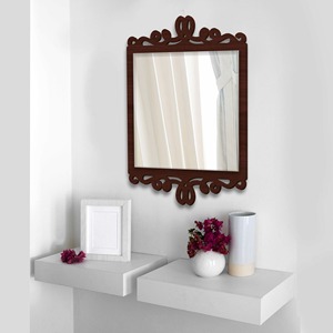 Unique Beveled Edge Brown Glass Wall <b>Mirror</b> Designer Scandinavian Decorative Modern Bathroom <b>Mirror</b> - Product Image 5