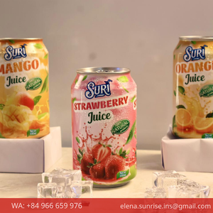 น้ำส้มซูริ น้ำส้มซูริ 330 มล. กระป๋อง 100% ธรรมชาติ คัดสรรคุณภาพ ไขมันต่ำ 100 บริกซ์ พร้อมดื่ม เครื่องดื่มผลไม้ แช่เย็น - Product Image 3