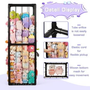 Organizador Vertical de PVC para Peluches con Red Elástica, Corralito para Niños, Almacenamiento que Ahorra Espacio, Almacenamiento Tipo Zoológico para Peluches - Product Image 3