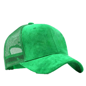 Gorra Trucker de Gamuza con Bordado 3D Personalizado de Alta Calidad 2026, Gorra de Malla de 6 Paneles con Tela de Lona para Uso en la Playa - Product Image 4
