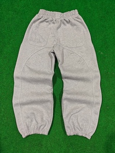 100% Cotton Fleece <b>Jogger</b> Men's Pants Haidergrey <b>Cuffed</b> Relaxed Fit Streetwear Embroidery Logo With Zip Pocket Flat Design - Product Image 4