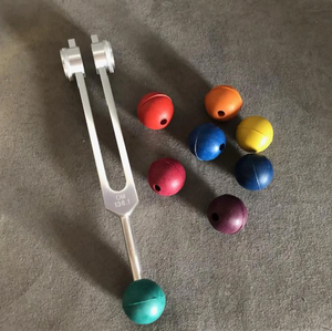 Diapasón ponderado de 128 Hz de Mars International Manufacture, superventas, con base de gema. - Product Image 4