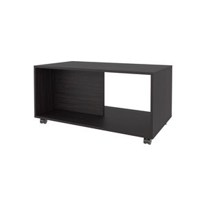 Mesa de centro Open Storage Wengue con ruedas - Product Image 2