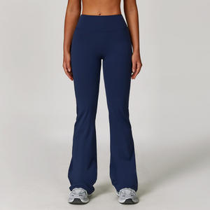 Conjunto Deportivo de 2 Piezas para Yoga con Leggings Acampanados y Top de Manga Corta, Ropa Deportiva para Gimnasio 2026 - Product Image 2