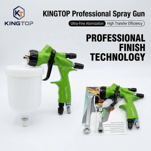 Pistolet de pulvérisation HVLP à alimentation par gravité à haute atomisation, buse de 1,3 mm, gobelet de 600 ml pour peinture automobile - Product Image 3