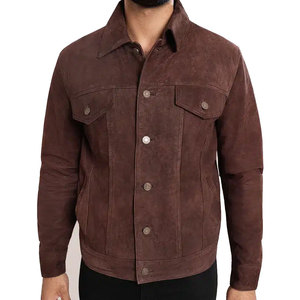 เสื้อแจ็คเก็ตทรัคเกอร์ผู้ชาย Low Moq ดีไซน์เนอร์คุณภาพสูง เสื้อแจ็คเก็ตทรัคเกอร์ผู้ชายสไตล์มินิมอล ผ้าเนื้อเรียบ สวมใส่สบาย รุ่นปี 2026 - Product Image 1