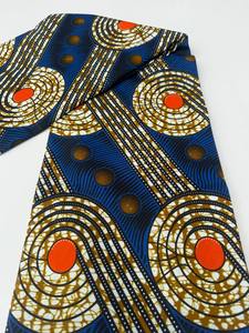 Tissu Ankara élégant en sergé de coton du Botswana avec un design audacieux pour les chemises de garçons et les vêtements culturels africains - Product Image 3