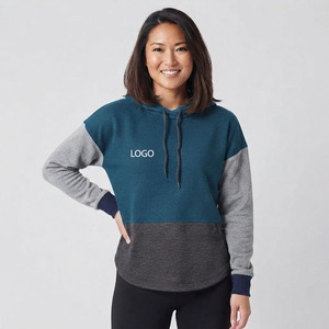 Sweat-shirt à capuche pour femme en molleton 100% coton de haute qualité, style hip-hop, respirant, pour l'hiver - Product Image 1