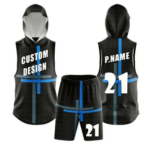 Custom Team name Sublimated 7v7 Uniform Set Hooded <b>Tank</b> Top Shorts Unisex Adult Moisture Wicking All Seasons Athletic Wear 2026 - Product Image 4