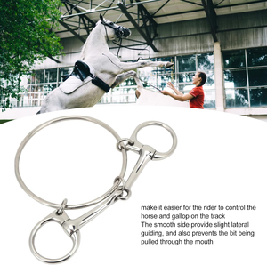 Bocado Multiusos de Acero Inoxidable para Caballos, Marca Personalizada, para Entrenamiento y Competición, Construcción Robusta, Ajuste Cómodo y Duradero - Product Image 5