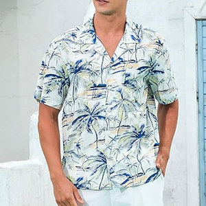 Camisas de Playa Modernas para Hombre, Diseño Ligero y Casual, Perfectas para el Verano y Vacaciones - Product Image 2