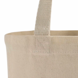 Reusable 100% Cotton Plain Gusset Tote Bag with Long Handles Custom Logo Shopping Carry Bags for Grocery Retail and Bulk Orders - Product Image 5