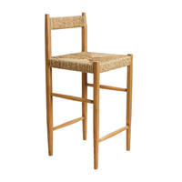 Meilleure vente tabouret de bar en rotin chaises de dîner meubles de maison tabouret de comptoir moderne chaise de bar en osier fabriqué au Vietnam