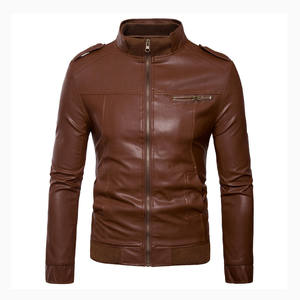 Veste en cuir pour homme, nouvelle collection, design tendance, qualité supérieure, fabrication OEM, veste d'hiver 100% cuir, en vente, logo personnalisé - Product Image 2