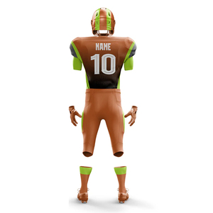 Direct Factory Supplier Custom Heat-Transfer Printed Plus Size Short Sleeve Breathable American Football Uniform New Design - Product Image 4
