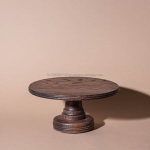 Atractivo soporte de pastel de madera para eventos nupciales de tema rústico baby showers y arreglos de postres de boda - Product Image 6