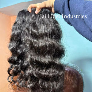 Extensions de cheveux naturels bouclés vierges Remy indiens, 105g, directement de l'usine - Product Image 2