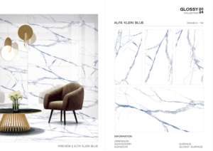 กระเบื้องพอร์ซเลนแบบมันเงาทันสมัย ขนาด 600x1200 มม. คุณภาพพรีเมียม ผิวขัดเงา สำหรับตกแต่งผนัง พื้น ภายในและภายนอกอาคาร - Product Image 3