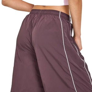 Pantalon skinny pour femme, couleur unie, coupe ajustée, taille élastique, décontracté, pour l'automne, avec nœud plat en dentelle, taille haute, respirant - Product Image 5