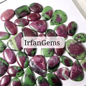 จี้ควอทซ์ทรงรีตัดรูปวงรีอัญมณีเพชร zoisite ทับทิมธรรมชาติสำหรับทำเครื่องประดับรูปร่างผสมและขนาดทับทิม - Product Image 5