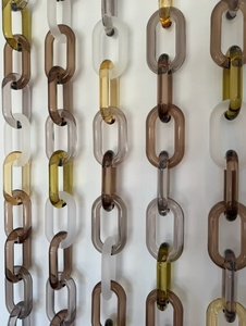 Customized handmade linked chain wall home decore Resin item Room Decorative Most Adorable Items acrylic chain wall art design - Product Image 4