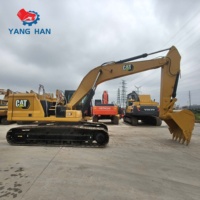 Excavatrice CAT 330 d'occasion à vendre, bon état, machine de construction lourde, marteau brise-roche, dents de godet de rechange