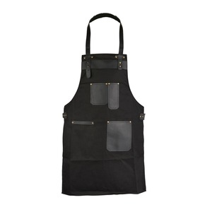 Delantal de Trabajo de Lona Encerada y Cuero Duradero con Cremallera de Lujo, Ajustable con Tirantes Cruzados para Chef, Barista, Barbero, Carpintero, Herramientas y Accesorios LCA-0072 - Product Image 5
