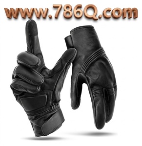 ถุงมือหนังขี่มอเตอร์ไซค์ถุงมือมอเตอร์ครอสสำหรับนักแข่งรถ - Product Image 1