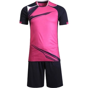 Wholesale Custom Quick Dry Training Football Jersey Set European Team Sublimation Design Full Soccer Kit Logo Printing Unisex - Product Image 4