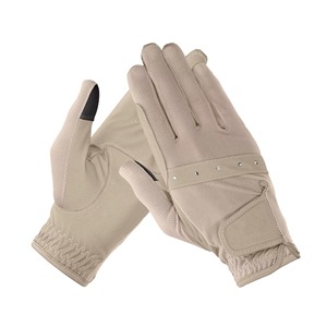 Gants d'équitation en cuir synthétique de bonne qualité pour hommes et femmes, pour l'été et l'hiver, tailles personnalisables - Product Image 3