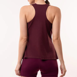 Débardeur de fitness sur mesure pour femme – Style décontracté d'été, en tissu jersey respirant, pour musculation, options grandes tailles, couleur unie - Product Image 4