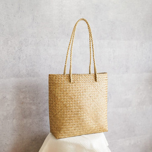 <b>Cheap</b> cost seagrass cute bags natural sea grass girls tote bag wholesale handbag for woman - Product Image 5