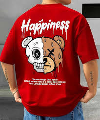 Camiseta Urbana Premium |   Camiseta gráfica vintage con estampado por sublimación y lavado especial, camisa de algodón grueso de corte holgado para hombre con logotipo personalizado - Product Image 3