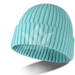 SPARKWELL INDUSTRY Bonnet unisexe en acrylique, couleur unie, bonnet tricoté d'hiver, décontracté pour l'extérieur, adulte, 56-58CM - Product Image 3