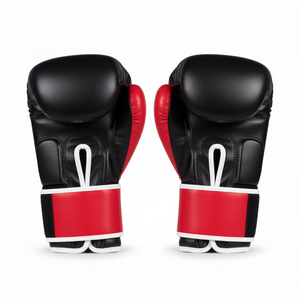 Top Rated MMA Boxing Gloves Breathable Hook Loop Closure 4" Wide <b>Strap</b> Durable PU+Sponge Material for Adult Gym Use - Product Image 2